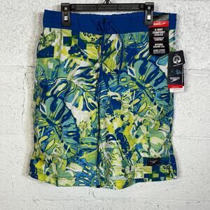 Speedo Men's Print Bondi Basin 20" Boardshorts  Harlequin Green Small